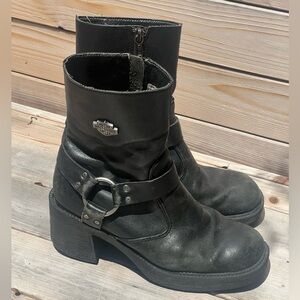 Harley Davidson Chunky Biker Boots
